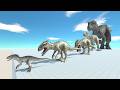 Reptiles, Giant Insects &amp; Mammals vs Indominus Rex - Level by Level in ARBS