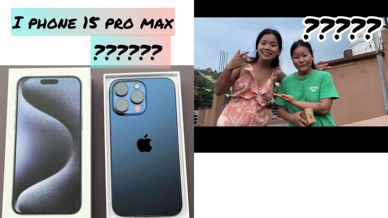 Unboxing I phone 15 pro max ????||  maybe some small gift||Odisha Tibetan vlogger |