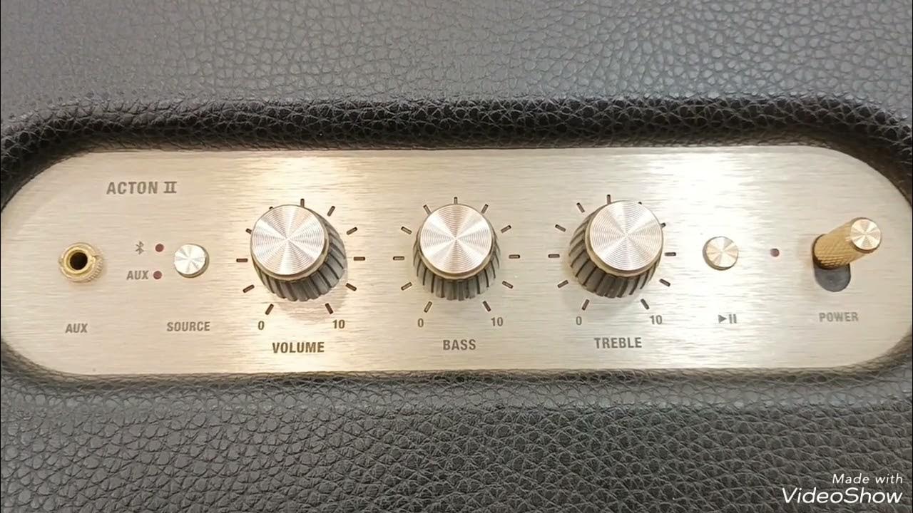 Marshall Action 2 Bluetooth speaker and it's specifications - YouTube