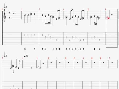 【TAB】流田Projectの「さよならメモリーズ」をTAB譜にしてみた