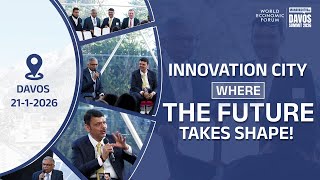 New Innovation City Near Navi Mumbai Airport Announced by CM Devendra Fadnavis | Davos WEF 2026