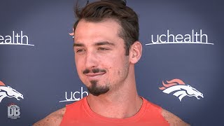 After practice: Paxton Lynch