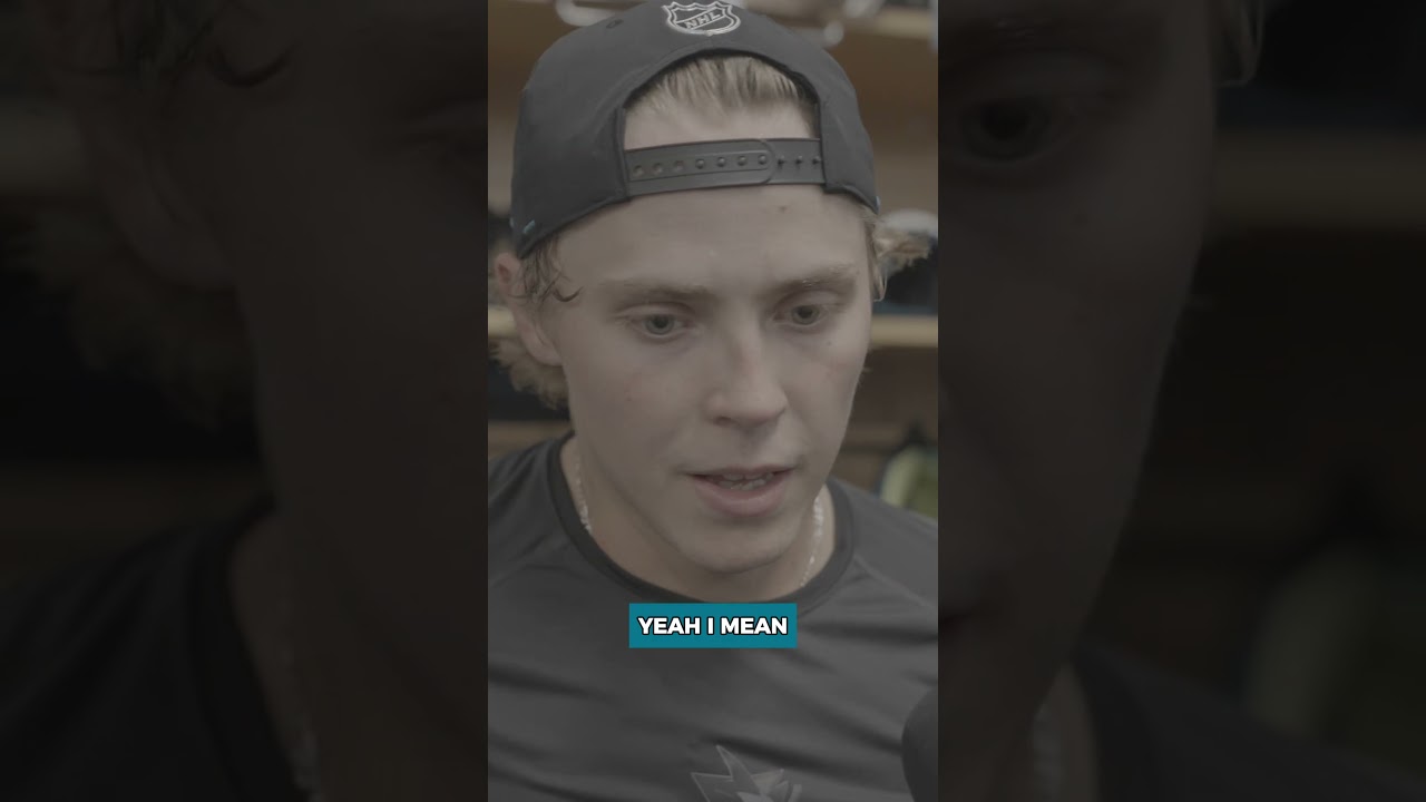 Will Smith shares his thoughts on his roommate, Macklin Celebrini, being named #SJSharks captain.