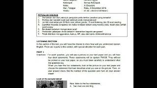 Latihan Soal Listening Bahasa Inggris Kelas X