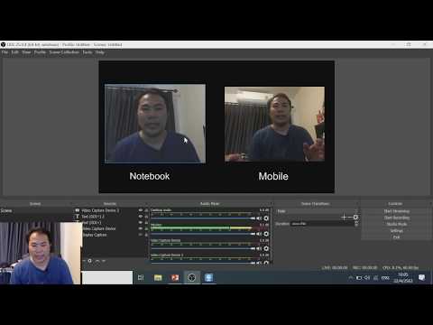 C06 การใช้กล้องมือถือเป็น Webcam โดยใช้ ivcam