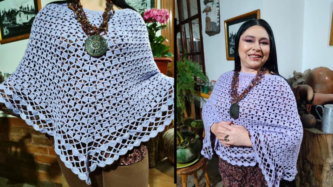 ¿COMO TEJER BLUSA- CAPITA- PONCHO  