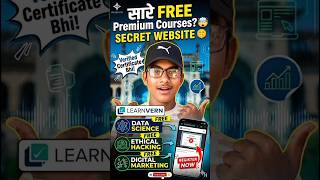 Secret Website 🔥for FREE Premium Courses with Certificate! 🤫 #shorts#youtubeshorts