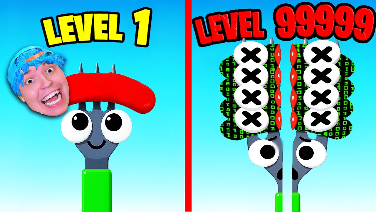 ESCAPE DO GARFO ASSASSINO COM A SALSICHA ou MORRA!! (Fork N Sausage)