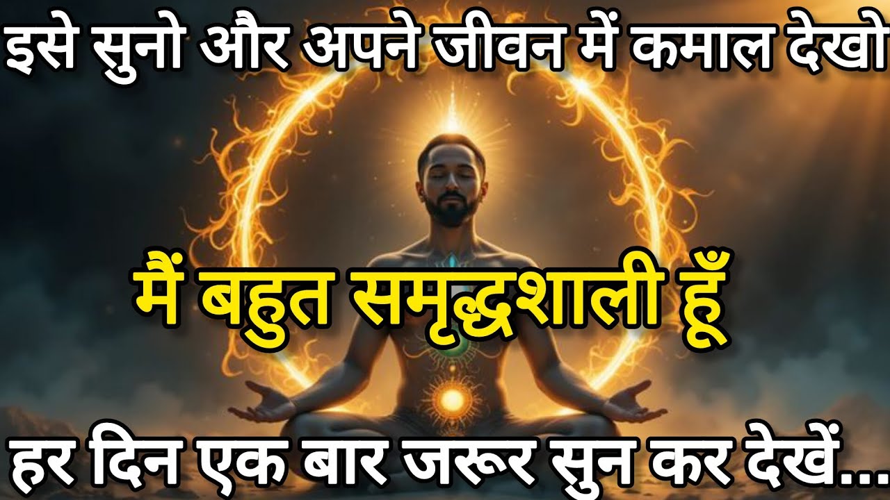 मैं बहुत समृद्धशाली हूं...इसे सुनो और अपने जीवन में कमल देखो || Attract Success and wealth 