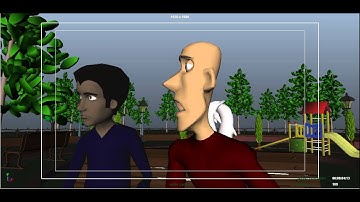 Character animation acting playblast in maya