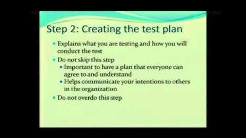 Usability Testing Step 2: Creating a Test Plan
