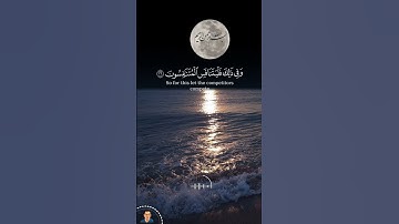 [ إنَّ الْأَبْرارَ لَفِي نَعِيمٍ* .......]                     سورة المطففين[٢٢ : ٢٨]الشيح فارس عباد
