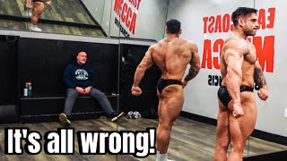 Travelled to tee the Mr Olympia Head Judge