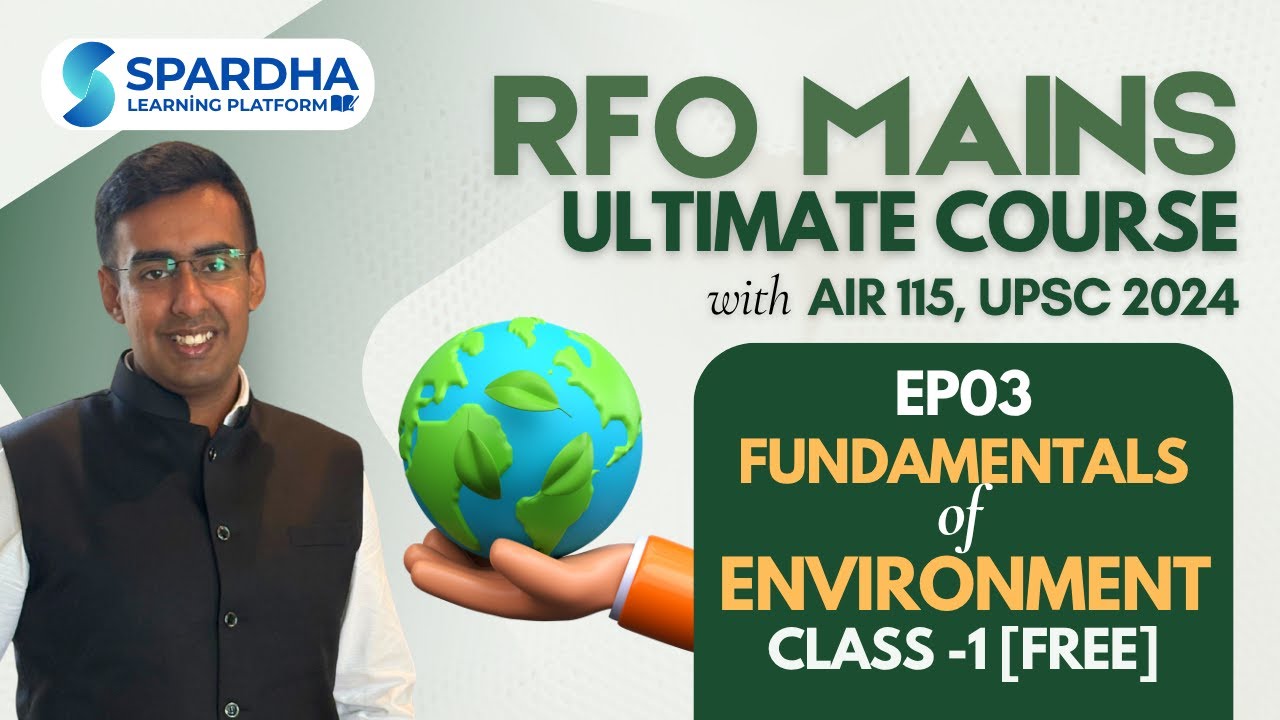JPSC RFO Mains Ultimate Course EP03 - EVS Video  Course Lecture 01 | Spardha | with Ritwik Mehta