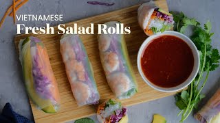 Vietnamese Fresh Salad Rolls