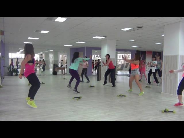 Zumba Toning with Olga Chin. Warm up