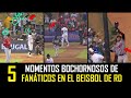 5 Momentos bochornosos de fanáticos en el Beisbol Dominicano