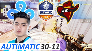 autimatic 30-11 POV / Renegades vs C9 / CS:GO ECS Season 3