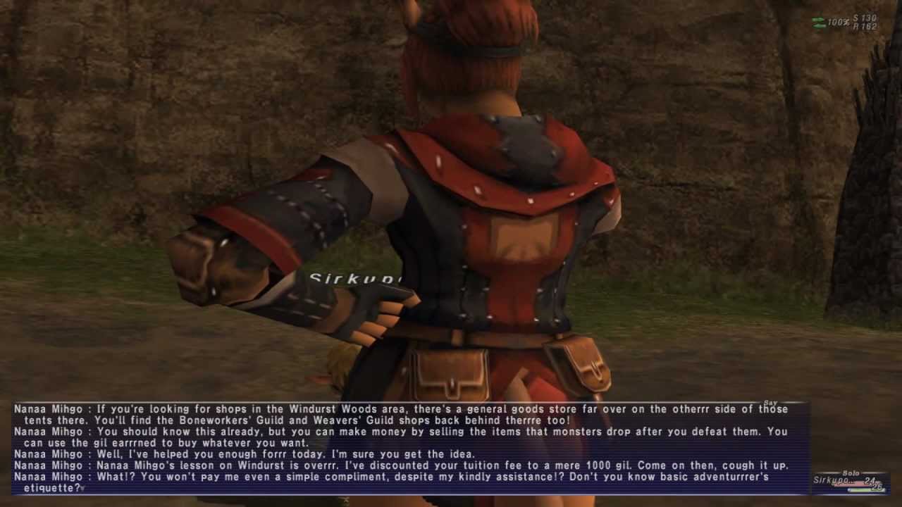Let's Play Final Fantasy XI 01 Tarutaru Sibling Rivalry YouTube