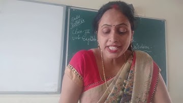 Class 3rd English II LESSON 12