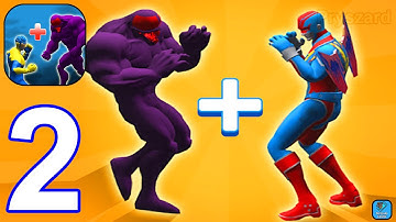 Merge Master: Superhero Fight - Gameplay Walkthrough Part 2 Levels 14-21 (iOS,Android Gameplay)
