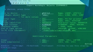 Ways to Export From MarkMagic on the AS/400 Platform