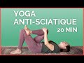 Yoga anti sciatique  20 min yin yoga pour douleurs et bas du dos