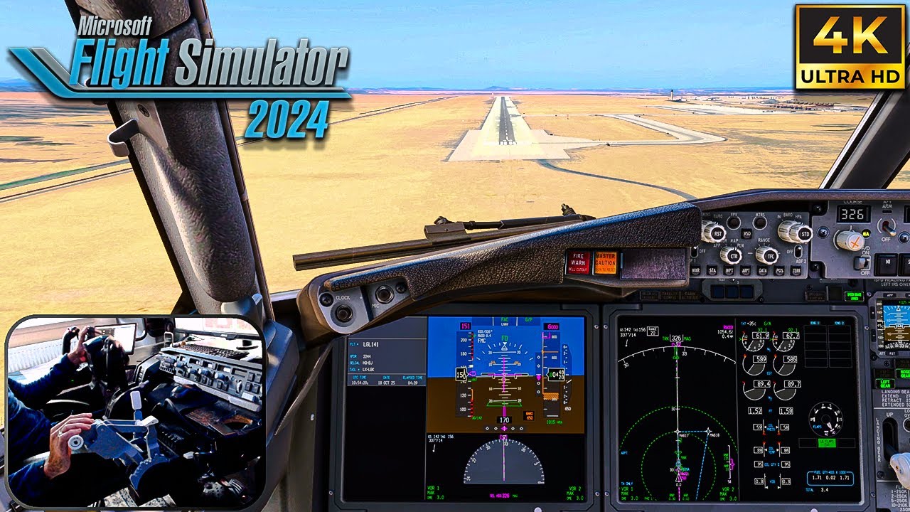 Flight Simulator 2024 | INSANE TURBULENT APPROACH into Marsa Alam Egypt! | iFly 737 MAX | 4K