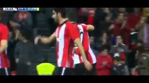 Aduriz A. (Penalty) Goal - Ath Bilbao 1 - 0 Las Palmas - 03/01/2016