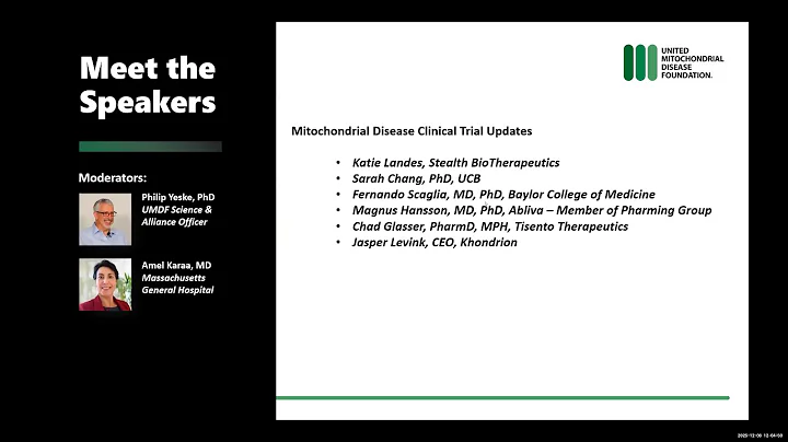 Bench to Bedside  - December 2025: Mitochondrial Disease Clinical Trials Updates