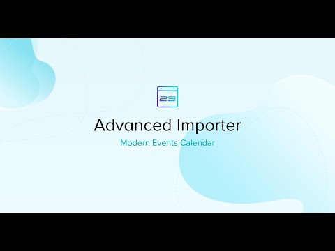 Modern Events Calendar Advanced Importer