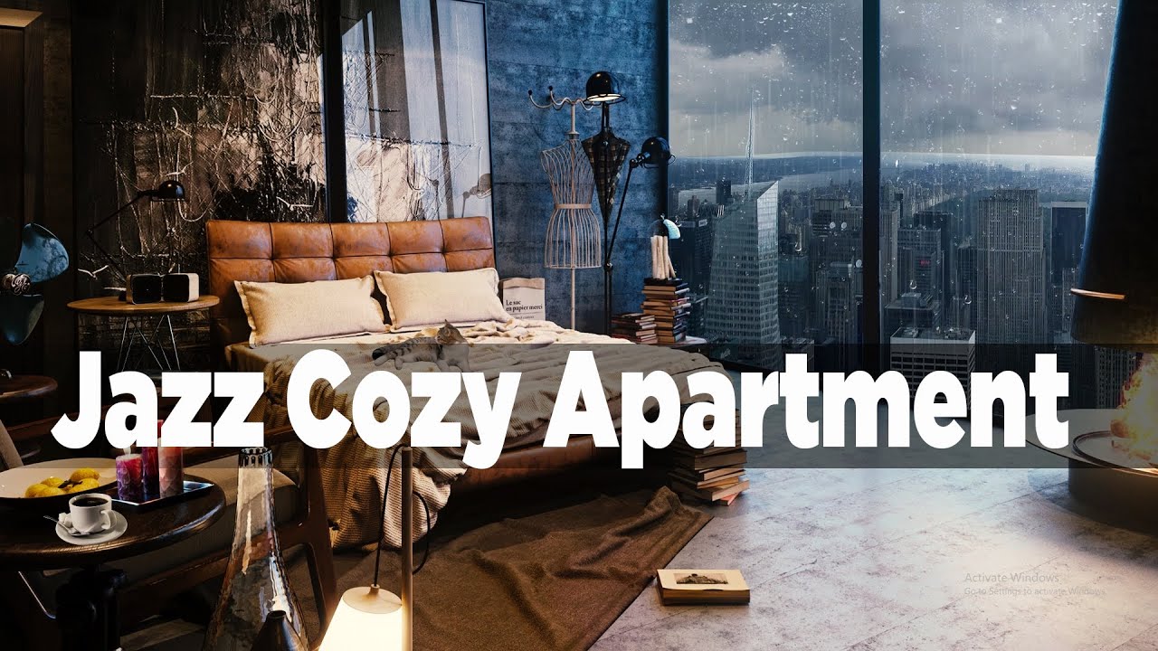 Relaxing Cozy New York Apartment With Smooth Piano Jazz Jazz Music