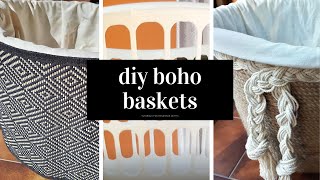 DIY BOHO STORAGE BASKETS| ROPE BASKET| SOUTH AFRICAN YOUTUBER