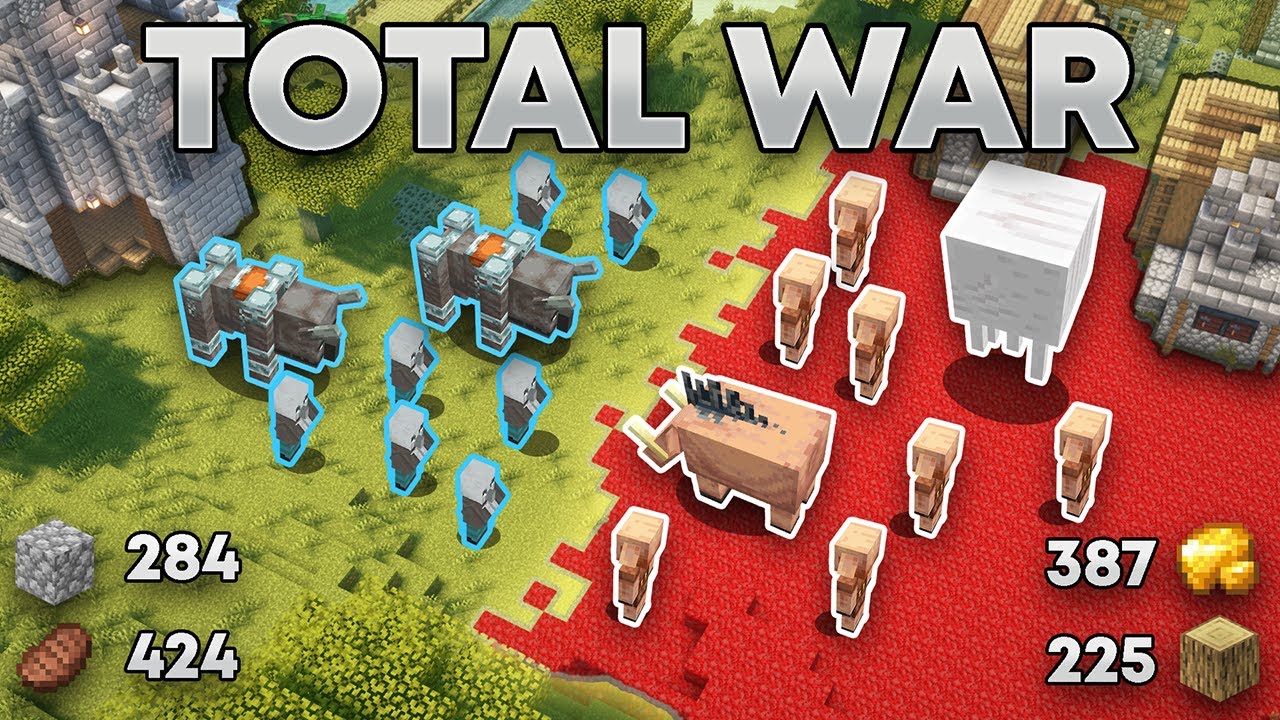 Players simulate AGE OF EMPIRES in Minecraft