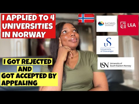 I APPLIED TO FOUR UNIVERSITIES IN NORWAY. WATCH MY REACTION AFTER GETTING REJECTIONS. #norway