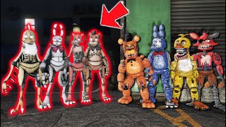Drawkill Animatronics Vs Withered Animatronics Gta 5 Fnaf Mods