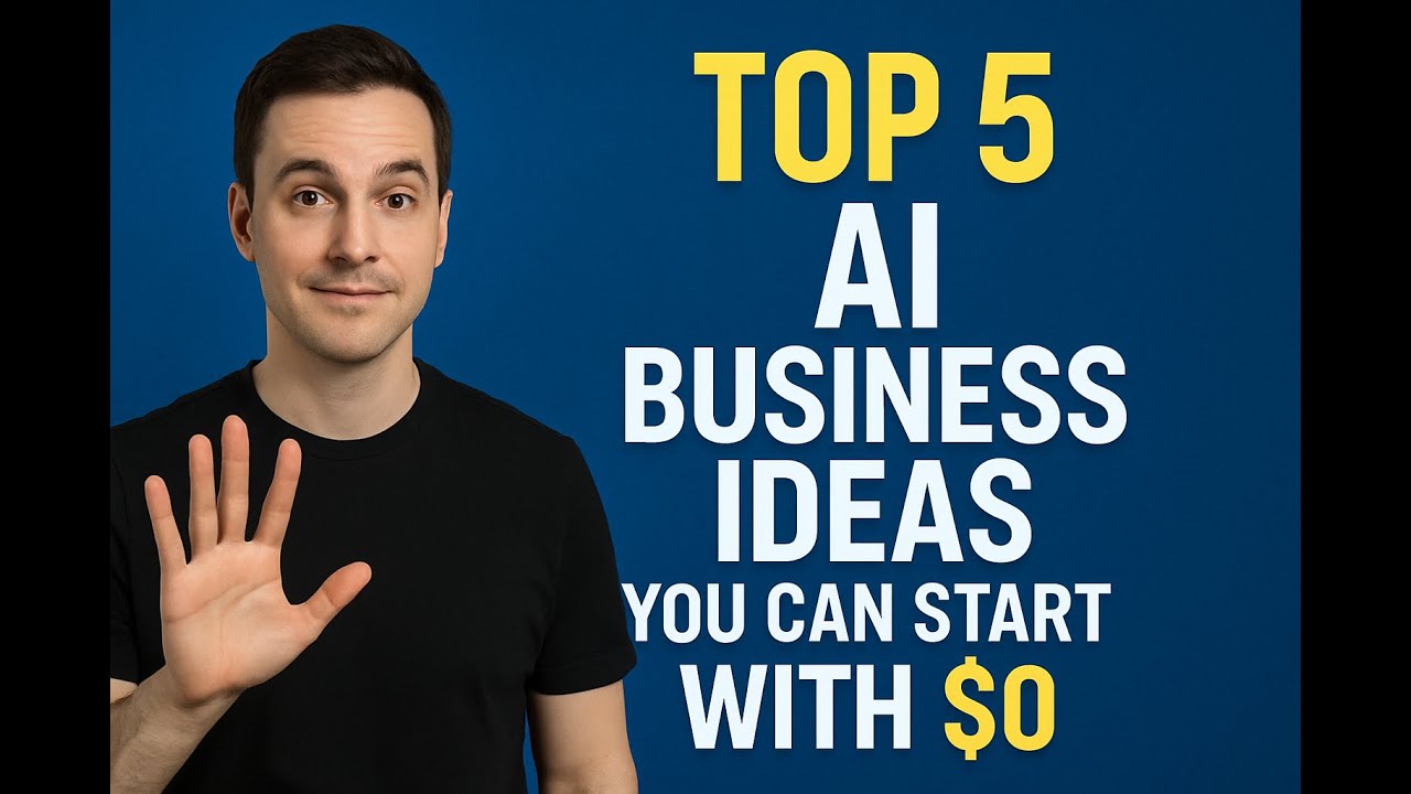 Top 5 AI Business Ideas You Can Start With $0 - YouTube