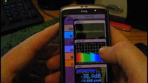 Tricorder App on the Htc Desire Google Android Phone