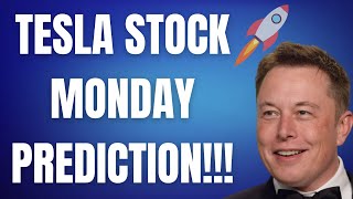 🔥 TESLA STOCK MONDAY PREDICTION!! TSLA, SPY, BTC, QQQ, AMZN, COIN, META, NVDA, & AAPL PREDICTIONS! 🚀