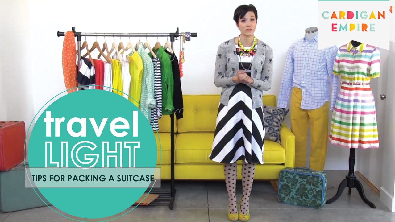 How to Travel Light - Tips for Packing Your Suitcase using a Travel