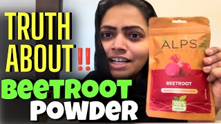 Alps Goodness Beetroot Powder Face Mask Review & Demo | My Experience with Alps Goodness