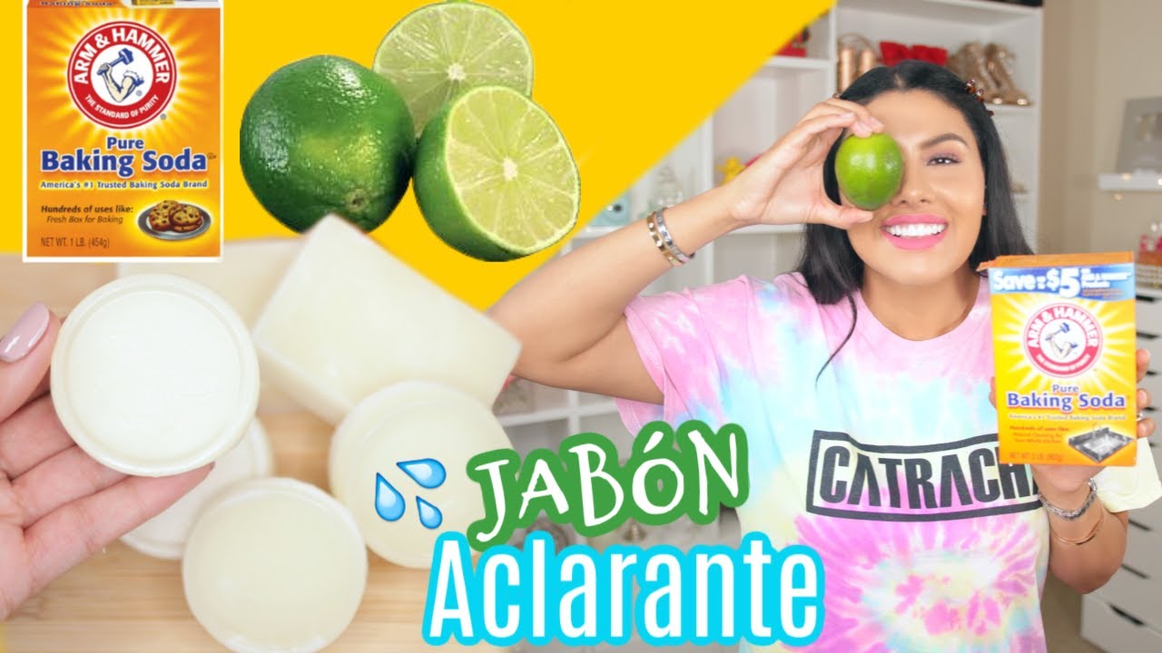 Jabòn de LIMON Y BICARBONATO Para blanquear la Piel y Eliminar todo tipo de  Manchas | fashionbycarol - YouTube