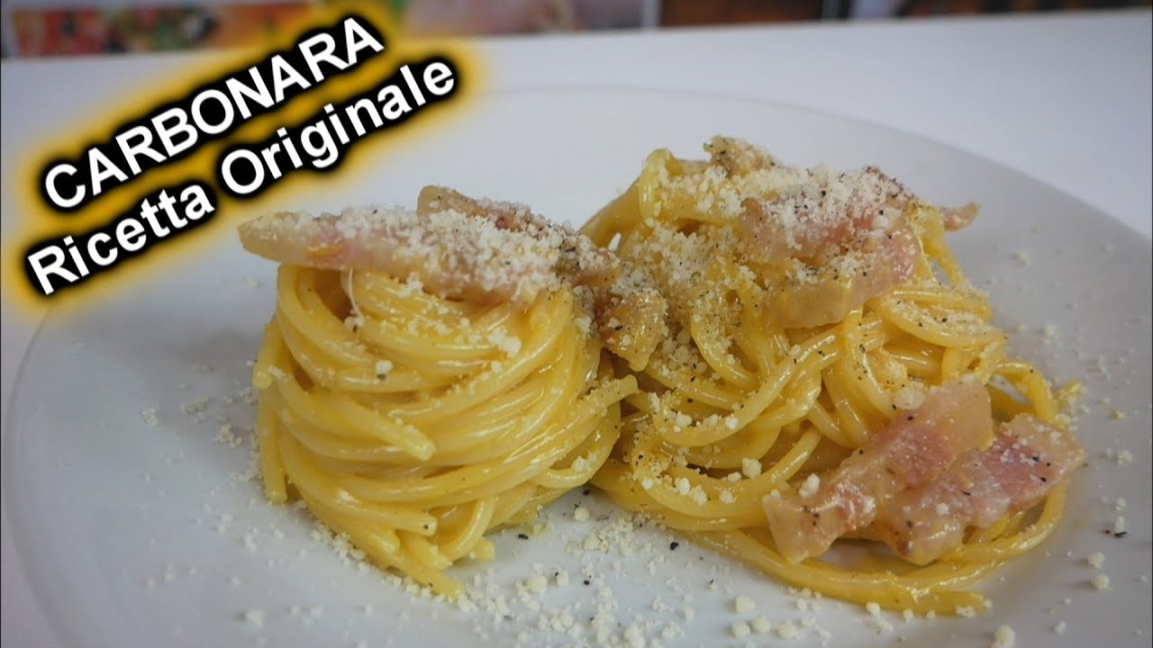 CARBONARA RICETTA ORIGINALE PRONTA IN 10 MINUTI