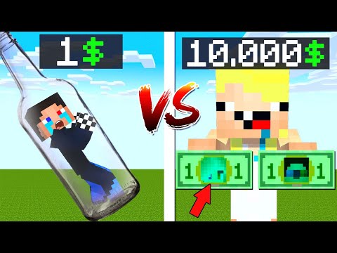 Видео: 🤑ПРЯТКИ ЗА 1$ ПРОТИВ 10000$ В МАЙНКРАФТ! ШЕДИ ЛЕСКА И НУБИК MINECRAFT