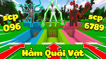 JAYGRAY THỬ THÁCH BƯỚC VÀO HẦM QUÁI VẬT TRONG MINECRAFT*TIÊU DIỆT SCP 096 VÀ SCP 6789