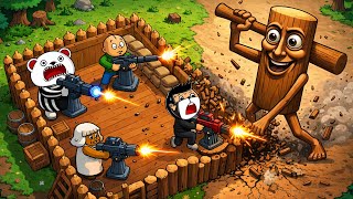 สร้างป้อมปืน ป้องกัน Tung Tung  🏕️  Roblox