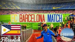 Sevilla fc vs. barcelona at the camp nou in barcelona, spain. match
day la liga and won 3-0! watch lionel messi, neymar, luis suarez,
gera...