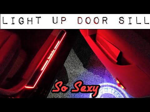 Install a Light up Door Sill on a Mercedes Benz