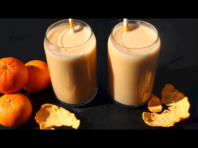 HOW TO MAKE THE BEST MANDARIN BREAKFAST SMOOTHIE | Tastifying Smoothie Recipes class=