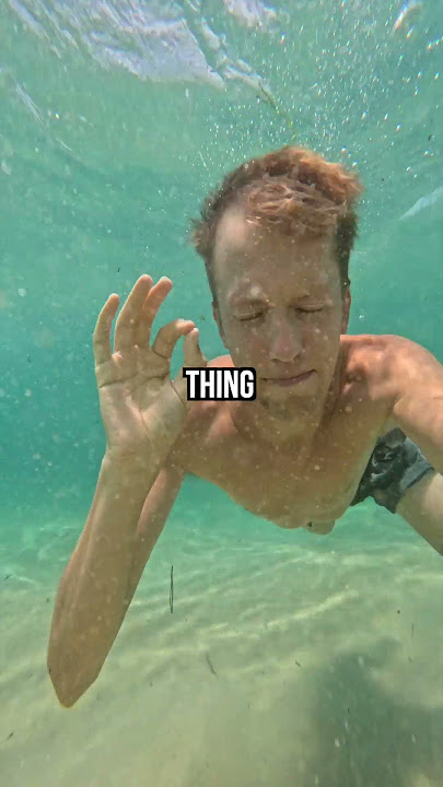 Opening my EYES under SALT WATER in Australia! #shorts